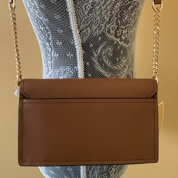 NWT MICHAEL KORS BROWN LEATHER CROSSBODY - Picture 5 of 7